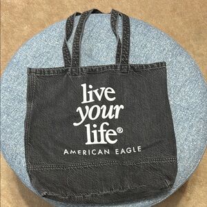 American Eagle Outfitters Black Tote Bag